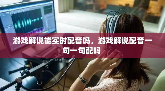 游戏解说能实时配音吗,游戏解说配音一句一句配吗