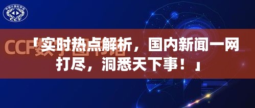 「实时热点解析，国内新闻一网打尽，洞悉天下事！」