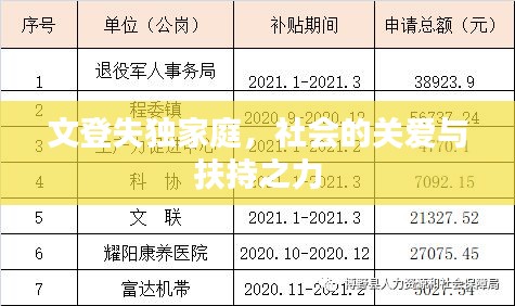 文登失独家庭,社会的关爱与扶持之力